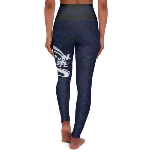 Dragon Scale High Waisted Yoga Leggings - Stylish & Comfortable Activewear - Image 2