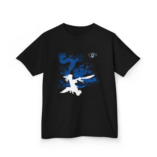 Azure Dragon Kids Uniform T-Shirt - Broadsword Warrior - Image 2